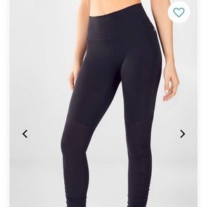 Fabletics Black Cashel Foldover Powerform legging
